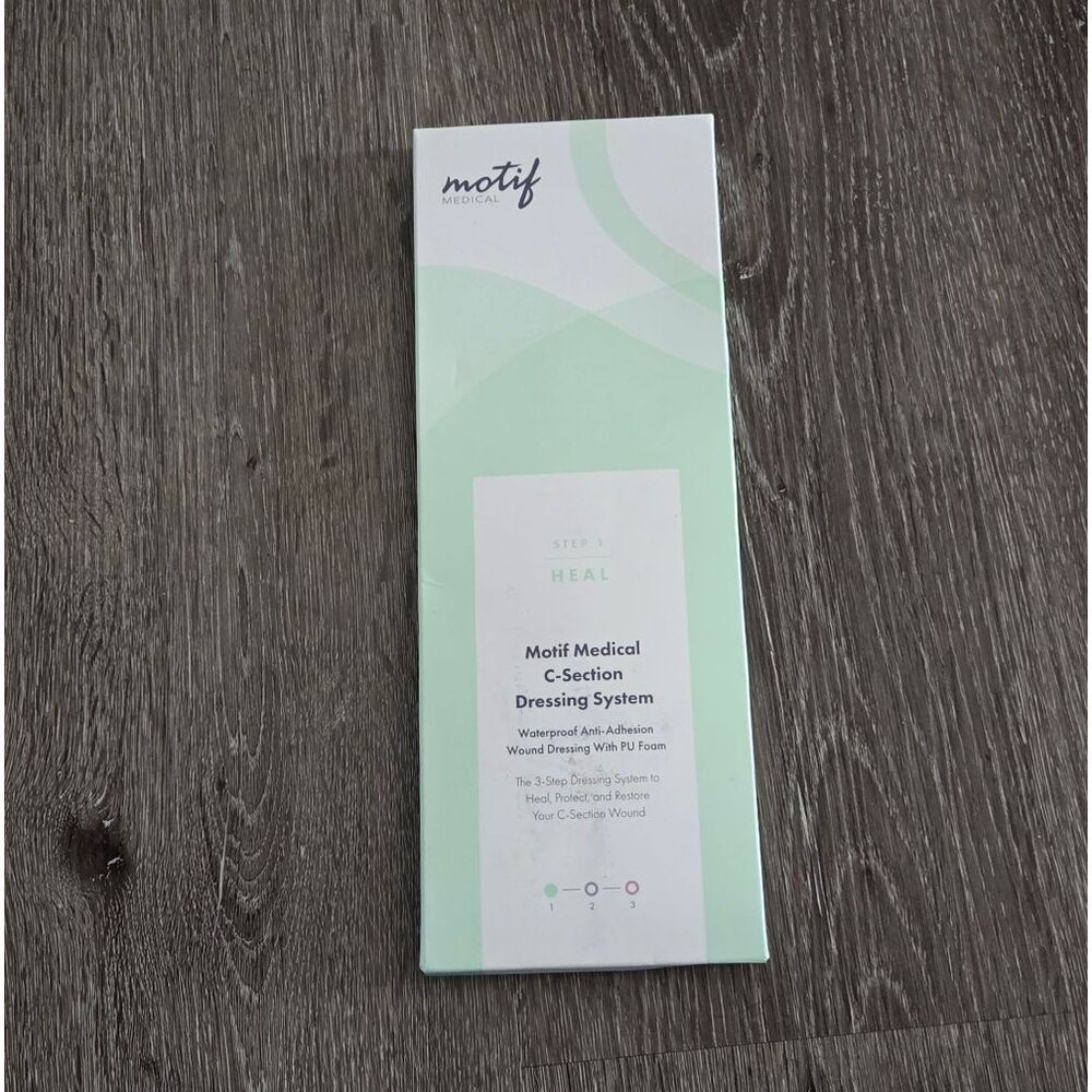 Motif Medical C-Section Dressing System Step 1 Heal Waterproof Bandages EXP 2029